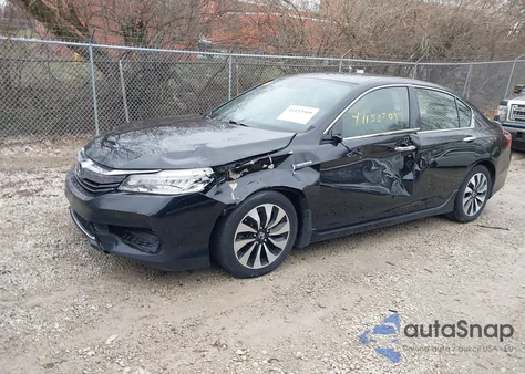 2017 Honda Accord Hybrid Touring из США, поврежденный, VIN JHMCR6F74HC019590